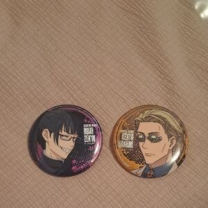 Jujutsu Kaisen Button Pins Set